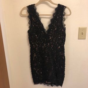 Women’s a.peach Lace Overlay Mini Dress